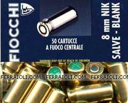 Colpi 8 mm a salve colore argento Fiocchi